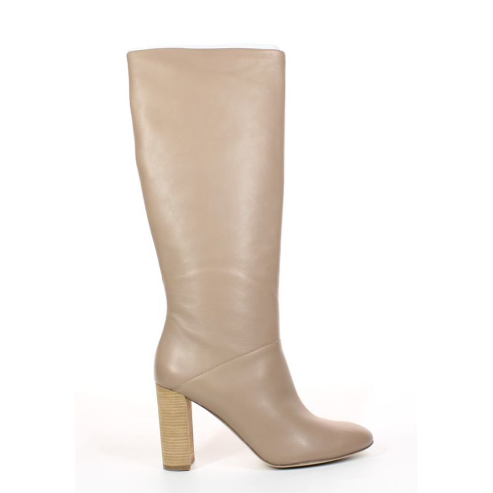 Cole Haan Womens Glenda Stone Taupe/Blush Leather Fashion Boots Size 10 Medium